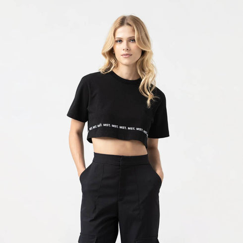 CROP TOP NEGRO CHARLOTTE MONASTERY